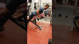 Incline Bench DB Row motivation fitness gym fitness [upl. by Remat282]