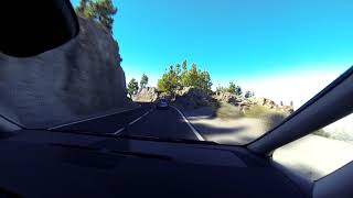 Subida al Teide en coche desde La Laguna  Hyperlapse  GoPro HERO3 Black [upl. by Ano]