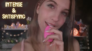 ASMR Intense amp Satisfying Marshmallow Eating w Barely Articulated Whispers 💕 [upl. by Damalus]