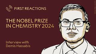 First Reactions  Demis Hassabis Nobel Prize in Chemistry 2024  Telephone interview [upl. by Ainad]