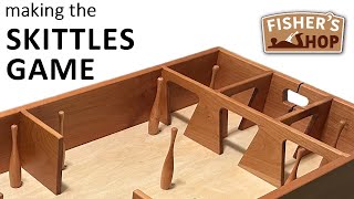 Woodworking Making the Tabletop Skittles Game [upl. by Idnahk]