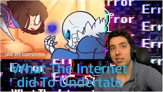 Reacting to Super Eyepatch Wolf What The Internet did To Undertale [upl. by Muslim]