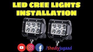 Big Fog Lights For 2 Wheelers  LED CREE Lights  Save Your Life [upl. by Goran]