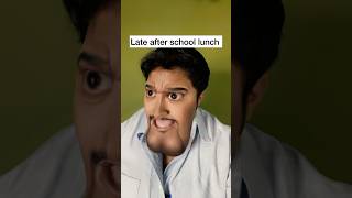 Late after school lunch 🤣  School funny video 😛  schoollife shortoftheday ytshorts funny [upl. by Hafler]