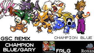 Champion  Blue FRLG Pokemon GSC Styled [upl. by Anitsahs]