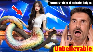 Amazing talent shocks the judges with half human half snake wins the Golden Buzzer  AGT 2024 [upl. by Notgnilliw275]