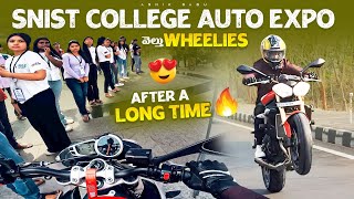 SNIST COLLEGE AUTO EXPO  TELUGU MOTOVLOG  SABUSPEC  ASHIK SABU [upl. by Hanleigh116]