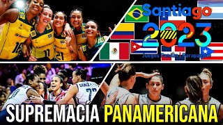 EN BUSCA DEL ORO  VOLLEYBALL FEMENINO  SANTIAGO 2023 [upl. by Idihsar]