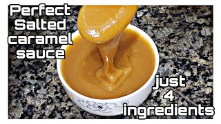 salted caramel sauce caramelsauce saltedcaramelsauce caramel caramelsaucerecepie dessert [upl. by Tod]