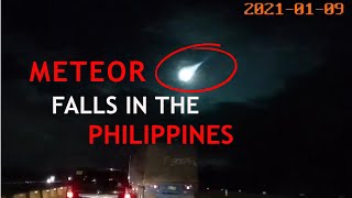 Meteor Falls in Philippines 2021 3 DIFFERENT SOURCE VIDEOS [upl. by Rawley]