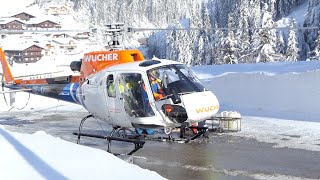 Helis im Einsatz im verschneiten Osttirol Hilfe bei Stromversorgung [upl. by Adnamra]