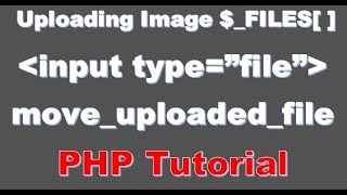 Beginner PHP Tutorial 55 move uploaded file function in PHPUrduHindi [upl. by Avra]