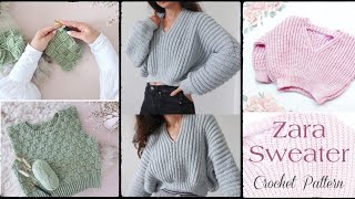 Crochet Sweater Ideas Top 100 amazing ideas [upl. by Cerracchio781]