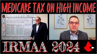 Medicare Tax on High Income  IRMAA 2024 [upl. by Avilo]