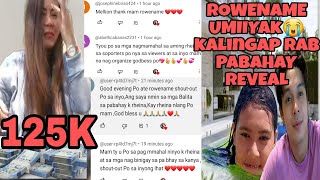 ROWENAME BAKIT UMIIYAK125KRHEINA KALINGAPRAB RABMATUBANG RODAMIXVLOGS VIRAL EDRHEIN VIRAL [upl. by Rednasxela]