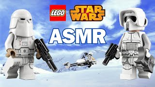 ASMR Unboxing amp Build  Lego Star Wars Snowtrooper Battle Pack [upl. by Frymire774]