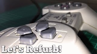 Lets Refurb  How to Clean a PS1 Controller [upl. by Kohcztiy]