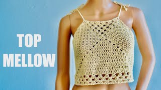 Top de Verano Tejido a Crochet Patrón Fácil paso a paso [upl. by Nonad]