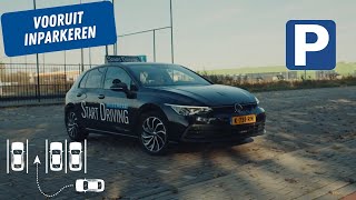 Rijschool Start Driving  Vooruit in een vak parkeren [upl. by Cahan]