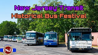 New Jersey Transportation 2024 Heritage Bus Festival Display [upl. by Brout294]