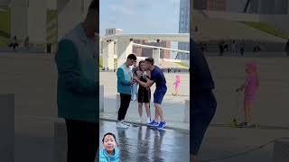 How would you react🤔 ILYABORZOV prank challenge couple music youtubeshorts greenscreen [upl. by June67]