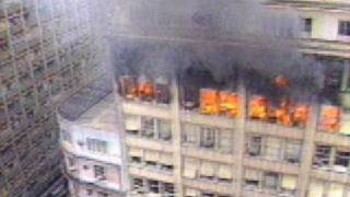 Incêndio no edifício Andorinha 1986 [upl. by Ydnys]