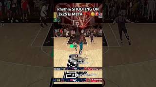 RHYTHM SHOOTING ON 2k25 IS META ‼️‼️🔥🔥 gaming shorts 2k25 2kcommunity [upl. by Sarah]