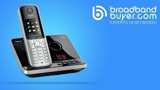 Gigaset S810A Cordless DECT Phone Introduction [upl. by Biron734]