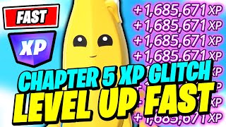 How to LEVEL UP FAST in Fortnite Chapter 5 Season 1 BEST XP GLITCH [upl. by Aronaele]