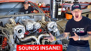 FINALLY TWIN TURBO FERRARI V12 STARTS amp SOUNDS WILD  EMOTIONAL [upl. by Denae]