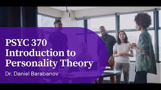 PYSC 370 Introduction to personality theory Lecture 4 [upl. by Levy461]