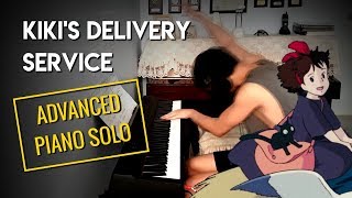 Kikis Delivery Service A Town with an Ocean View  Piano Solo [upl. by Niela]