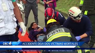 CNC Noticias Pasto  Accidente deja dos víctimas mortales en Panamericana Ipiales [upl. by Ttegdirb]