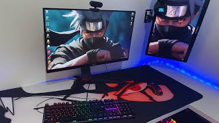 MEU SETUP FICOU SIMPLESMENTE PERFEITO  Umboxing mousepad 120x 60 da Shopee [upl. by Wendelina704]