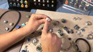 Fused Glass Snap Jewelry [upl. by Pazit659]