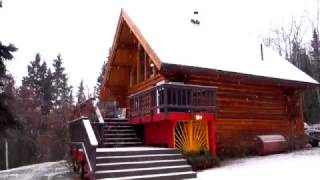 Alaska AirBnB in Fairbanks  Northern Lights Aurora Borealis Winter Snow and so much more [upl. by Dlawso]