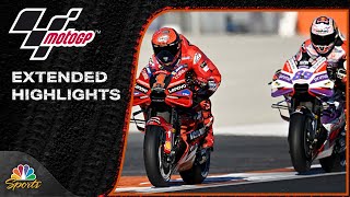 MotoGP EXTENDED HIGHLIGHTS Valencia Grand Prix  112623  Motorsports on NBC [upl. by Aitnyc]