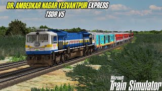 The South Deccan Route TSDR V5  EMD ACTION  19301 Dr Ambedkar Nagar Yesvantpur Express MSTS Live [upl. by Sehcaep165]