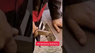 🧐Herramienta para doblar plancha soldaduraindustrial soldadura arquitetura viralshort [upl. by Nosneh]