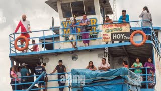 We must visit n experience Iquitos boat to BrazilAmazon river forestPeru vlogger vlog [upl. by Einomrah]