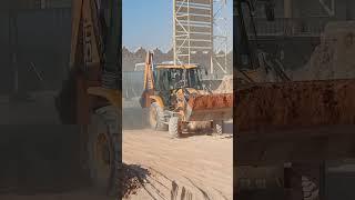 loading dump truck to JCB backhoe [upl. by Silverstein]