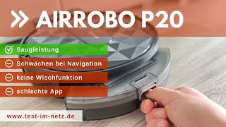 AIRROBO P20 Saugroboter im KurzTest  Note noch „gut“ [upl. by Ahsiekram]