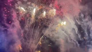 Firework and drone show San Mateo Tlalchichilpan Mexico 2024 [upl. by Shaina990]