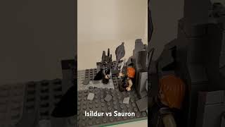 Isildur vs Sauron Easy moc [upl. by Bartram258]