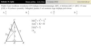 Zadanie 19  Matura próbna 05032013 Echo Dnia [upl. by Yesnil758]
