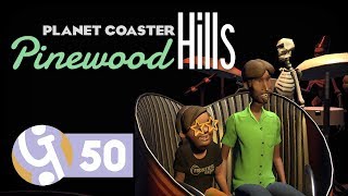 Haunted House POV  Pinewood Hills  Lets Play Planet Coaster 50 [upl. by Retep]