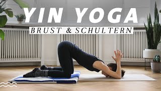 Yin Yoga für Brust Schultern amp den oberen Rücken  Dehnen und Verspannungen lösen  35 Min [upl. by Noffets]