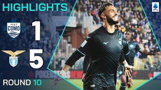 COMOLAZIO 15  HIGHLIGHTS  TWO red cards as Lazio cruise to victory  Serie A 202425 [upl. by Ellwood]