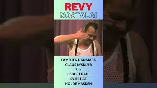 Familien Danmark Tivolirevyen 80´erne Svært at holde masken shorts funnyshorts [upl. by Clapper]