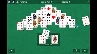 Pyramid Solitaire Gameplay Walkthrough [upl. by Enegue149]